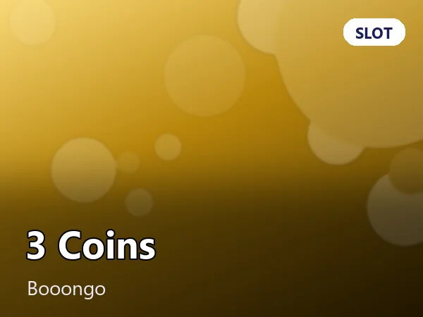 3 Coins slot tile — Booongo