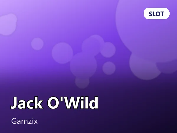 Jack O'Wild slot tile — Gamzix