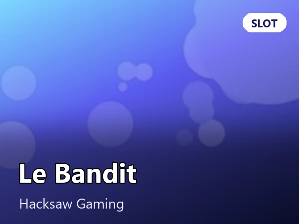 Le Bandit slot tile — Hacksaw Gaming