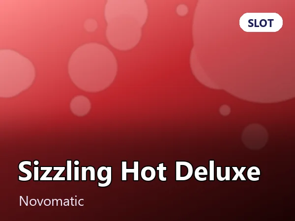 Sizzling Hot Deluxe slot tile — Novomatic